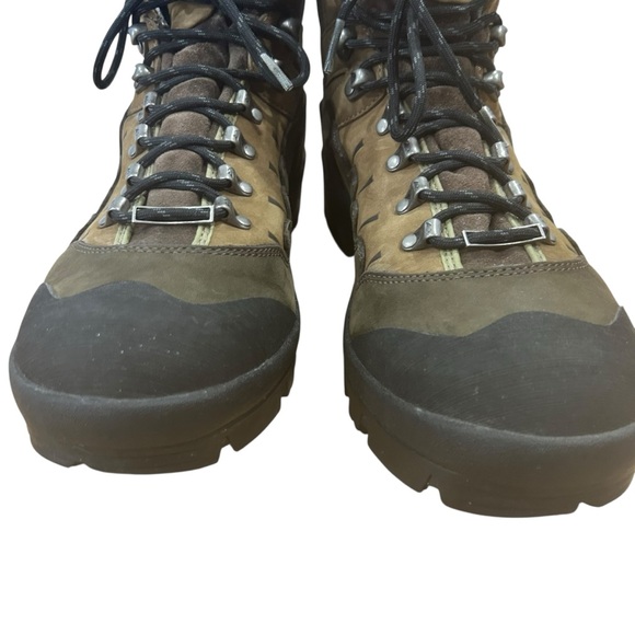 Montrail Men’s Hiking Boots Size 12 Vibram Sole Brown Suede Trail Outdoor rugged